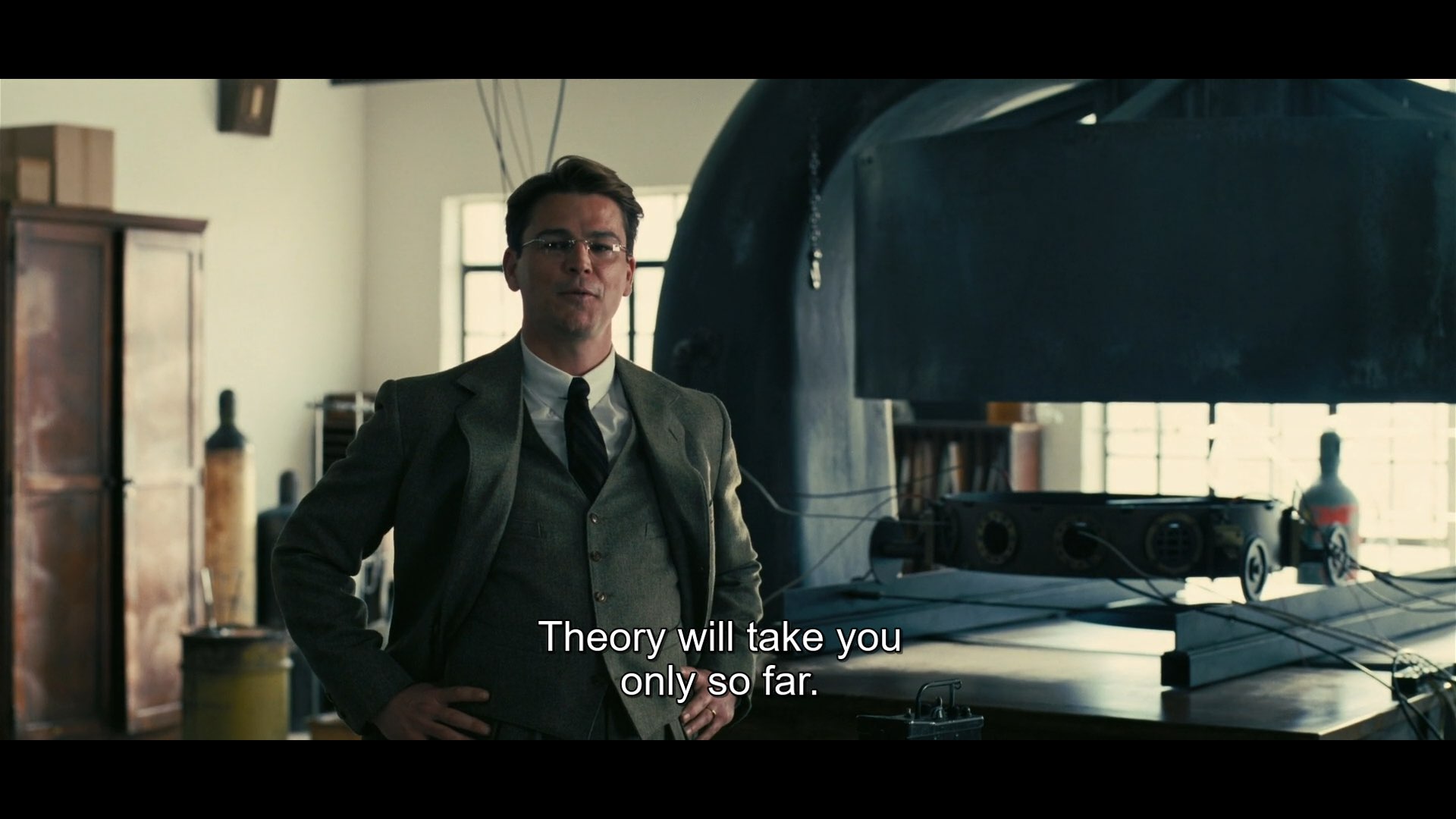 Screenshot from movie Oppenheimer, directed by Christopher Nolan.